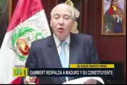 Manuel Dammert respalda la Constituyente de Nicolás Maduro