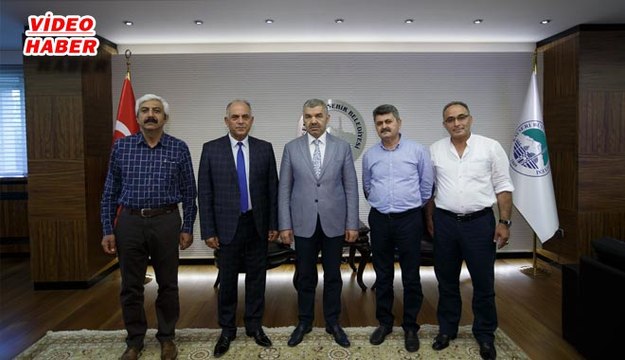 (3 Ağustos 2017) IĞDIR ARALIK İLÇESİ BELEDİYE BAŞKANI BAYRAM TEKSAY, BAŞKAN ÇELİK’İ ZİYARET ETTİ.