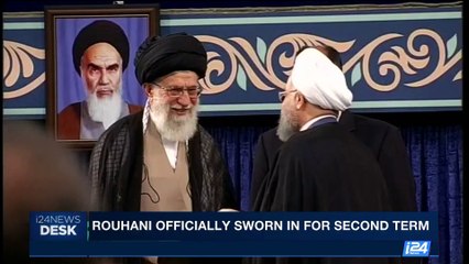 i24NEWS DESK | Rouhani officially sworn in for second term | Thursday, August 03rd 2017