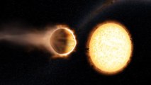 Moléculas de agua delatan un exoplaneta con estratosfera