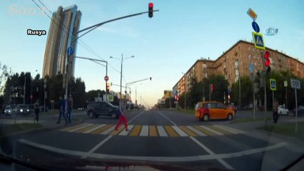 Trafik ışıklarında yaşanan arıza sonucu korkunç kaza meydana geldi