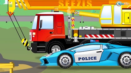 Coche de Policía, la Patrulla de Policía - los Verdaderos Héroes del Día | Videos para niños