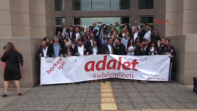 Çağlayan Adliyesi Önünde Avukatların 18. Adalet Nöbeti