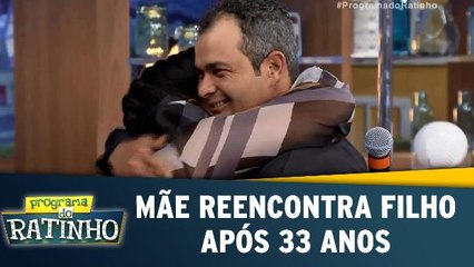 Mãe reencontra filho após 33 anos