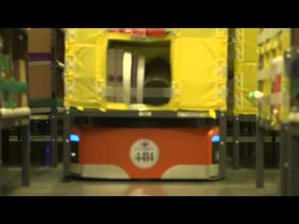 Así funcionan los almacenes robotizados de Amazon