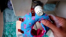 Sapatinho de bebê: PEEP TOE dedinhos de fora com molde grátis (DIY Tutorial)
