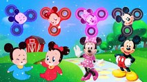 [Lear Color]#7- Mickey Mouse & Minnie Mouse Babies Lear Color Finger Family Song Nursery Rhymes