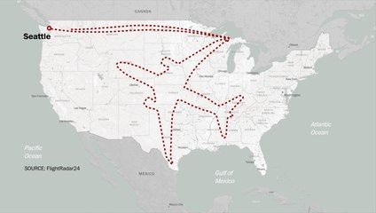 Watch a Boeing Dreamliner draw a giant outline of itself