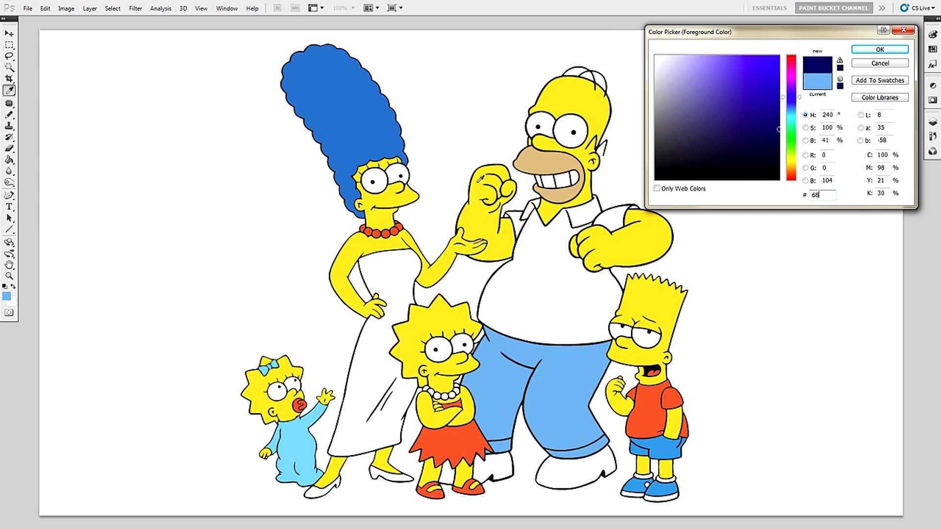 Coloring The Simpsons Matt Groening Tv Show Cartoon Coloring Page For Kids Video Dailymotion