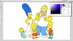 Coloring The Simpsons Matt Groening TV Show Cartoon Coloring Page for kids