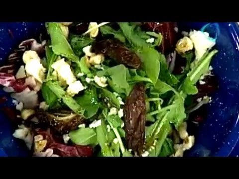 Cocinemos Juntos. Ensalada de radicchio, arúgula y queso feta