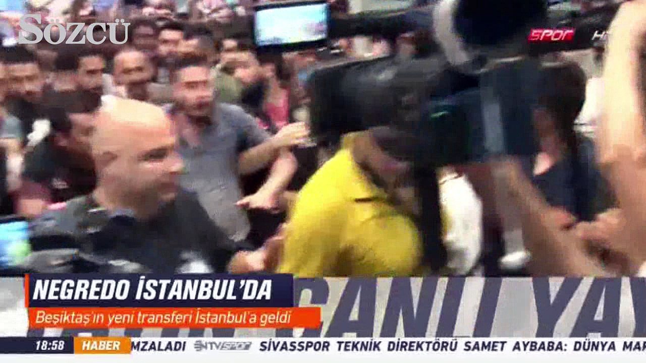 Beşiktaş’ın yeni golcüsü Alvaro Negredo İstanbul’a geldi