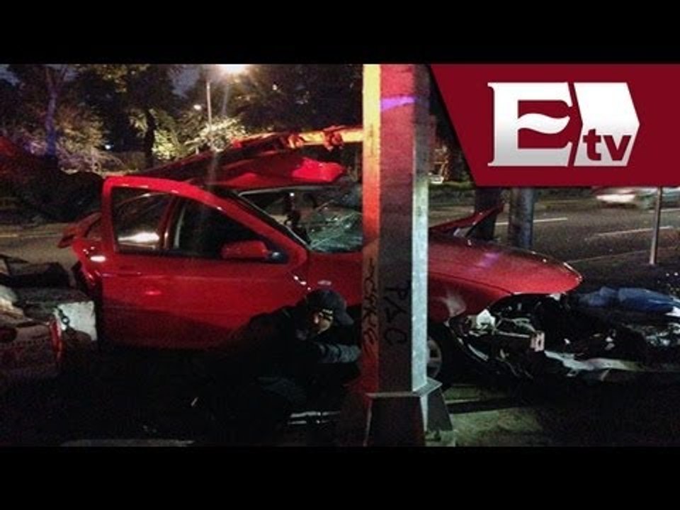 Hombre de 25 años choca y muere en Insurgentes Norte  / Titulares con Vianey Esquinca