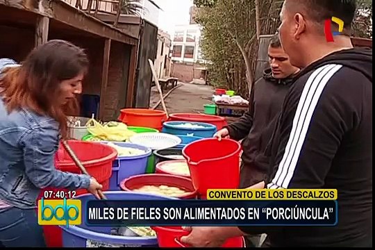 Rímac: miles de fieles participaron en la celebración de la “Porciúncula”