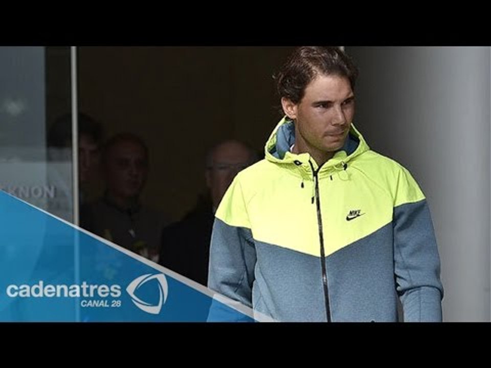 Rafael Nadal abandona el hospital tras cirugía de apendicitis