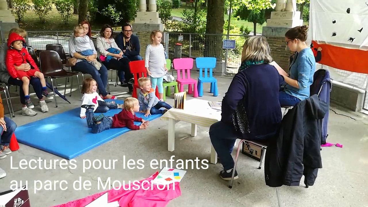 Lectures au parc communal de Mouscron
