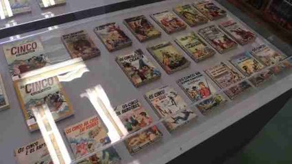 Una exposición celebra los 75 años de la saga juvenil "Los Cinco"