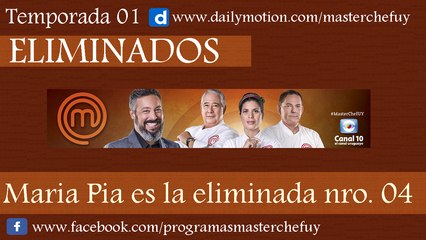 08/05/17 | Maria Pia es la Eliminada Nro. 04 | MasterChefUY