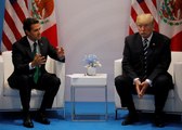 Trump and Mexican president clash over who's building the wall