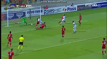 Andre Schembri Goal Apollo Limasol (Cyp) 1-0 (Sco) Adeerden - 03.08.2017
