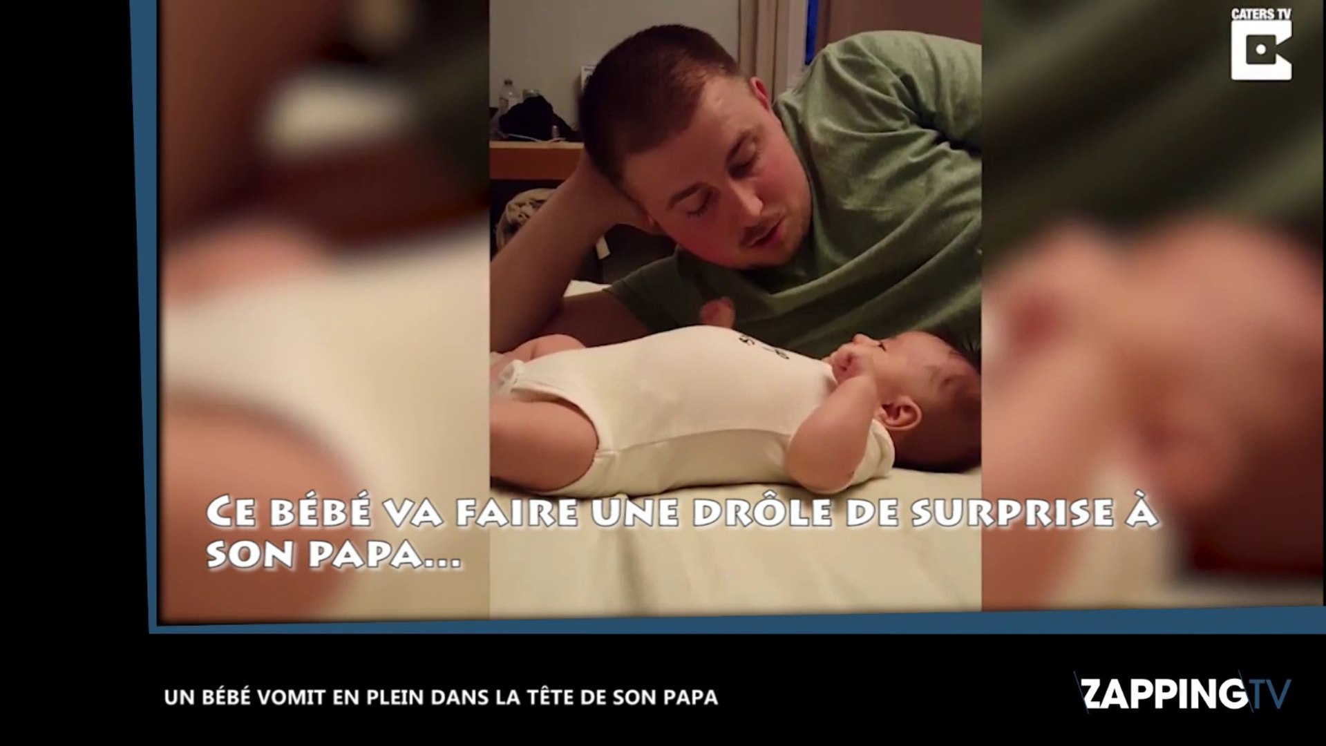 Un Bebe Vomit En Plein Dans La Tete De Son Papa Video Video Dailymotion