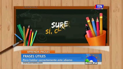 Aprende inglés con TEN Canal 10