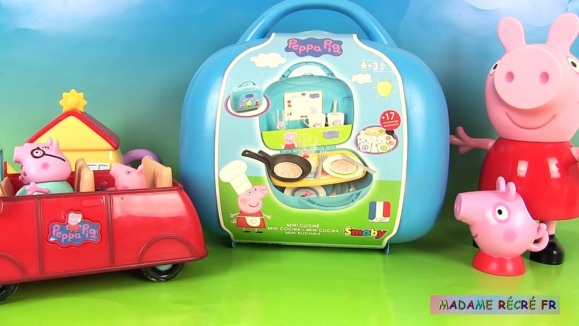 Peppa Pig Mini Cuisine Smoby Pancakes et Gâteaux en Pâte à Modeler Play Doh  - video Dailymotion
