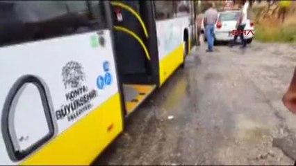 Konya'da Şiddetli Yağış Çayırbağı Mahallesi'ni Vurdu