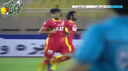 خلاصه بازی فولاد و نفت‌تهران