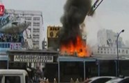 Un incendio arrasa un mercado en Tokio, Japón