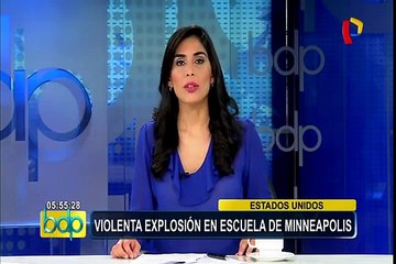 EEUU: dos muertos tras explosión en colegio de Minneapolis
