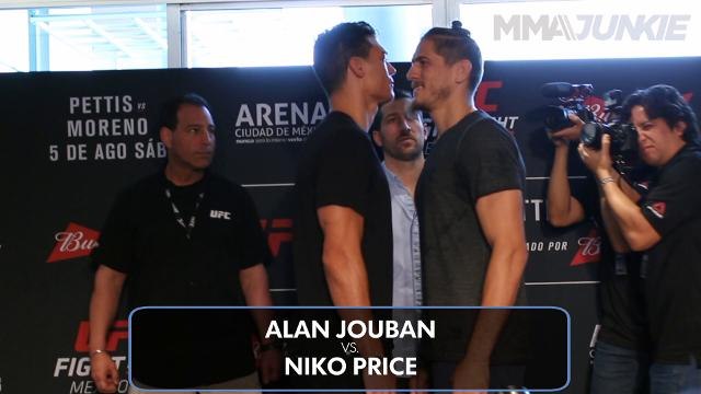 UFC Fight Night 114 media day face-offs