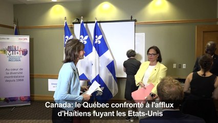 Québec face à l'afflux d'Haïtiens fuyant les Etats-Unis