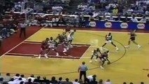Mookie Blaylock Blocked Michael Jordan ● Chicago Bulls 88:87 Atlanta Hawks ● NBA 09/04/199