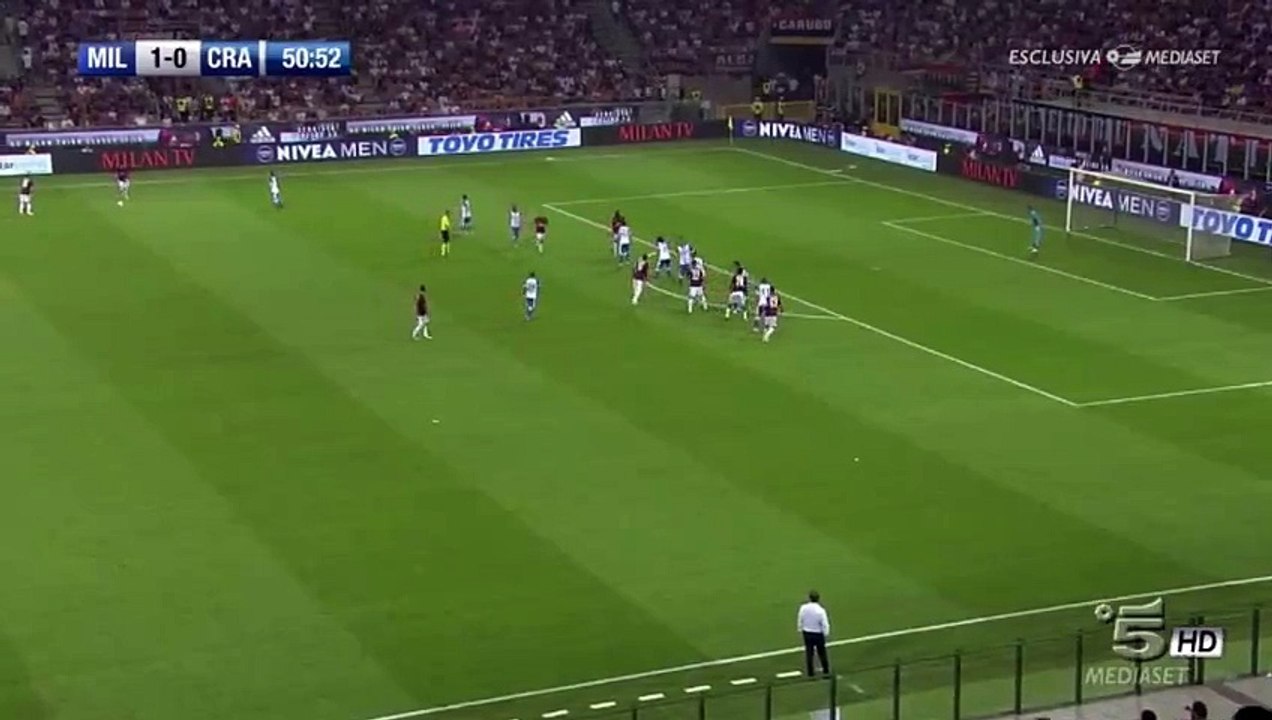 Patrick Cutrone GOAL HD - AC Milan 2-0 Craiova 03.08.2017