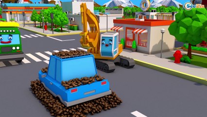Fun Truck & Excavator Videos for Kids 🚜 | Kids Cartoon Playground