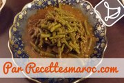 Tagine de Veau aux Haricots - Moroccan Beef & Green Beans Tagine - طاجين صحي باللوبيا الخضره واللحم