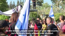 Revellers march in Jerusalem gay pride parade