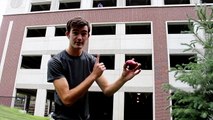 Juggling Apples From 38 Foot Drop