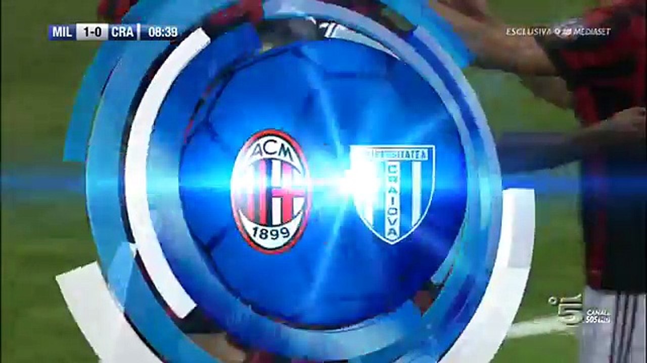 AC Milan vs Universitatea Craiova 2-0 All Goals & Highlights 03.08.2017 HD Europa League