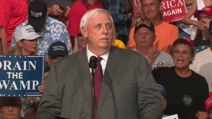 W.Va. governor says he is joining GOP during Trump rally