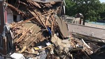 Aerial View Shows Minneapolis School Torn Apart by Explosion