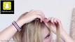 Waterfall bun hairstyle for schooleveryday ✿ Medium hair tutorial, frisuren für mittel haare