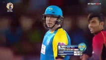 Shadab Khan ball by ball spell on CPL debut for Trinbago Knight Riders against St Lucia Stars in CPL 2017