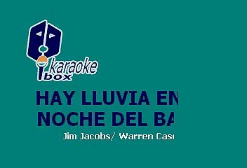 Vaselina - Hay Lluvia en la Noche del Baile (Karaoke)
