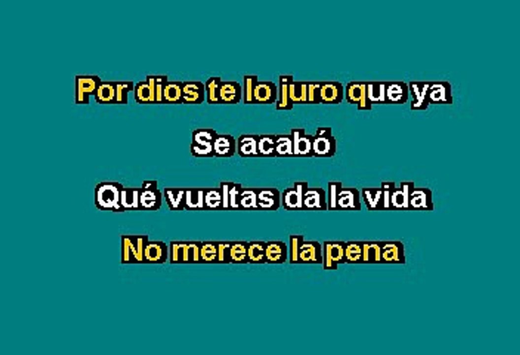 VICKY CARR - SE ACABO (KARAOKE)