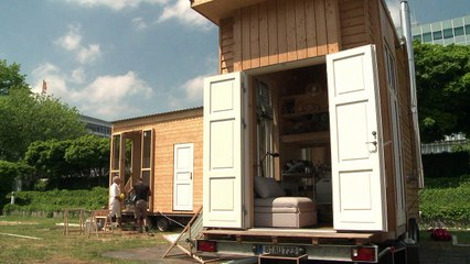 Allemagne: les tiny houses, logements miracles pour les réfugiés