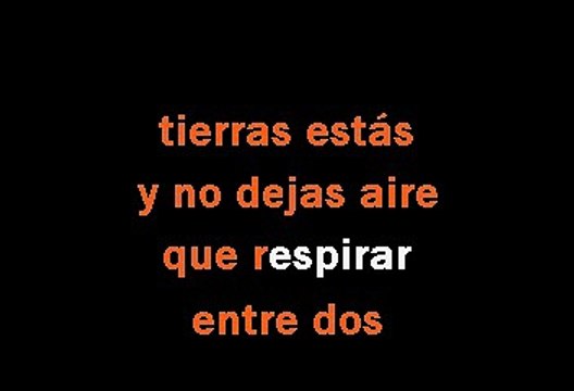 Heroes del Silencio - Entre dos tierras (Karaoke)