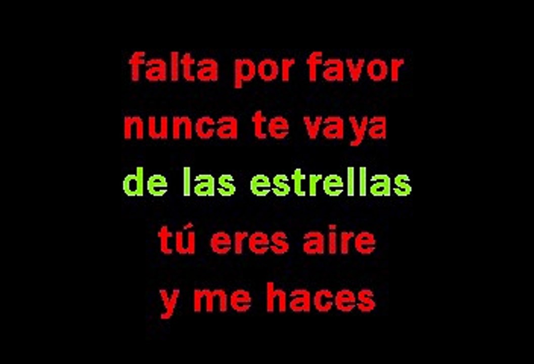Intocable - Aire (Karaoke)