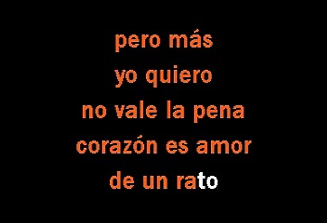 Juan Gabriel - No vale la pena (Karaoke)